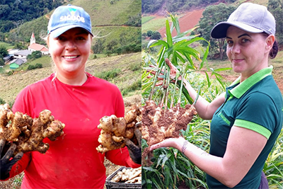 Daniele Krause Jastrow, Diretora Tesoureira da CoopGinger e Natalia Maria Plaster, sócia-fundadora da CoopGinger