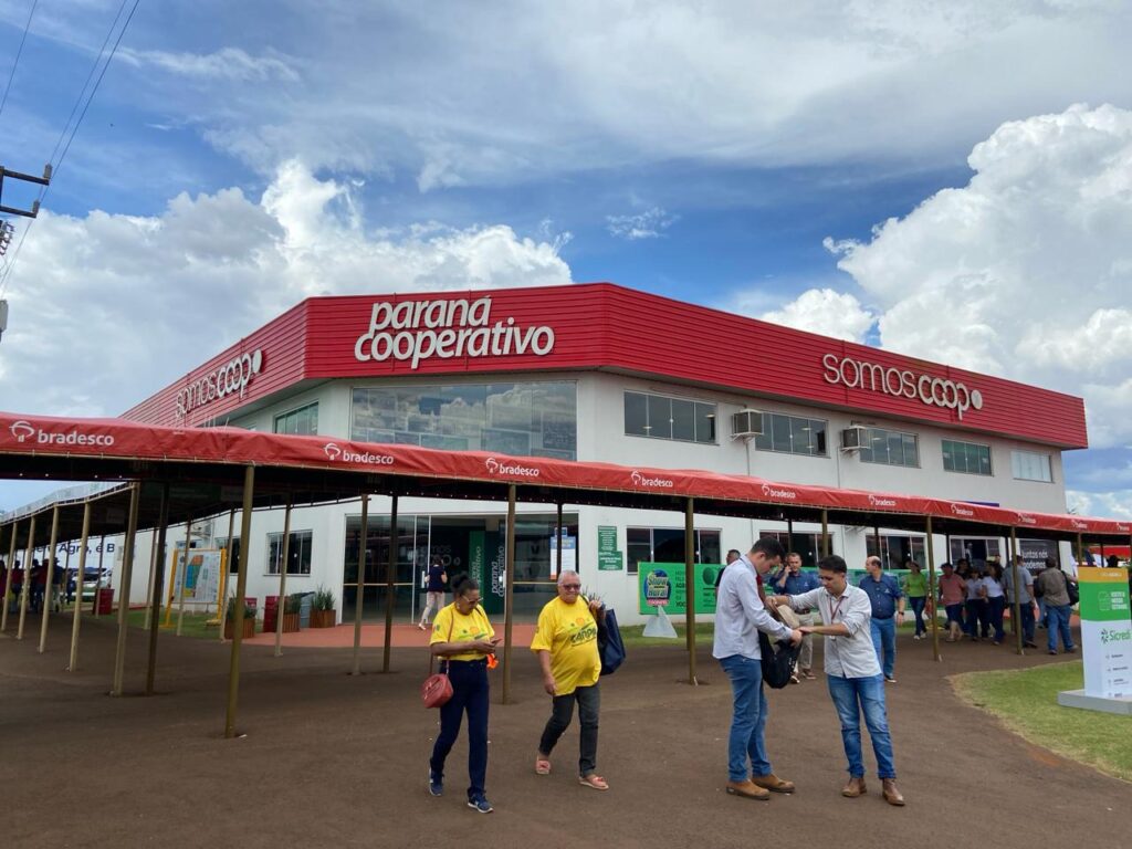 Estande do Paraná Cooperativo no Show Rural Coopavel