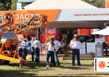 Jacto demonstra drone agrícola e pulverizador focado em cana de açúcar na Coopercitrus Expo 2024