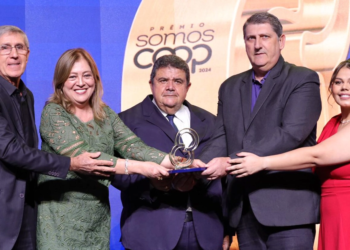 Sicoob Primavera é premiado com o troféu ouro no Prêmio SomosCoop Melhores do Ano 2024 