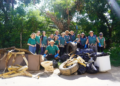 Voluntários de cooperativa de saúde Capixaba realizam limpeza no Rio Itapemirim