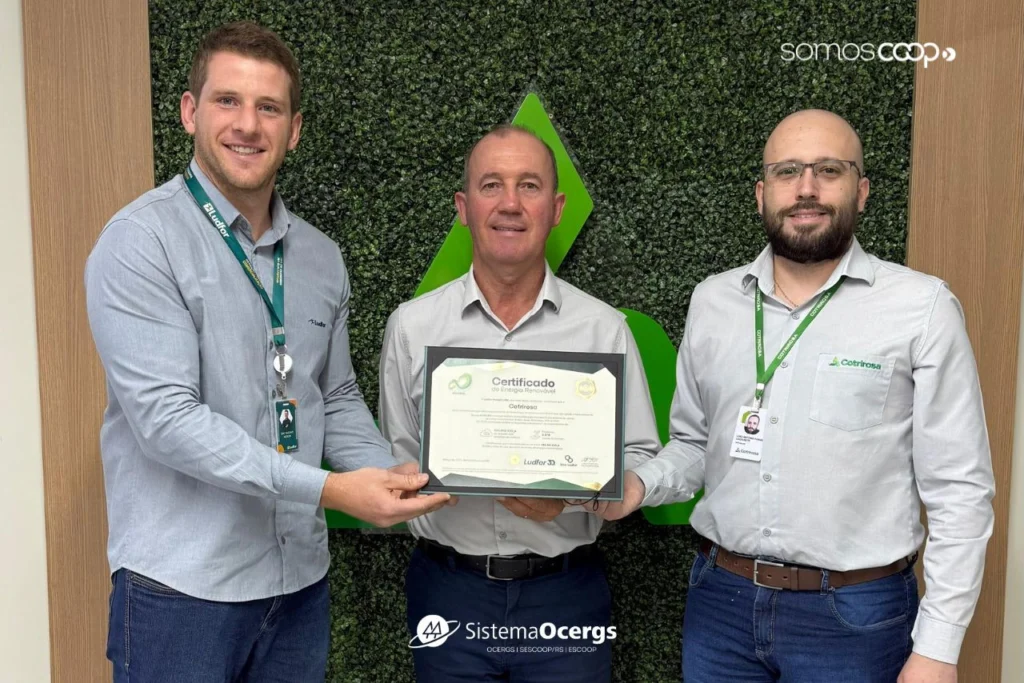 Cooperativa agro conquista Certificado de Energia 100% Renovável pelo segundo ano 2 0522 COTRIROSA copiar