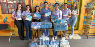 Cooperativa agro industrial apoia Embaixada Solidária com kits para bebês em ação do Dia C