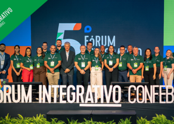 Sistema CrediSIS participou ativamente da quinta edição do evento, com estande interativo e presença em painéis sobre inovação e juventude cooperativista. (Foto: Assessoria/CrediSIS)