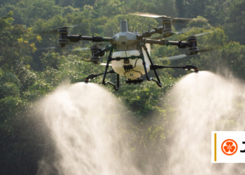 Mais autonomia no trato da lavoura com o drone agrícola T100 3 JACTO