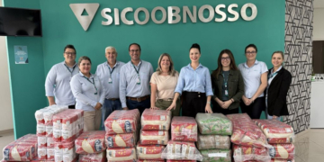 Cooperativa Sicoob Nosso integra ação de doação de 8 ton de alimentos em Araçatuba
