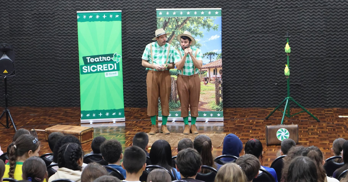 Teatro Sicredi leva educação financeira para crianças com apresentações gratuitas 3 Teatro Sicredi leva educação financeira para crianças com apresentações gratuitas